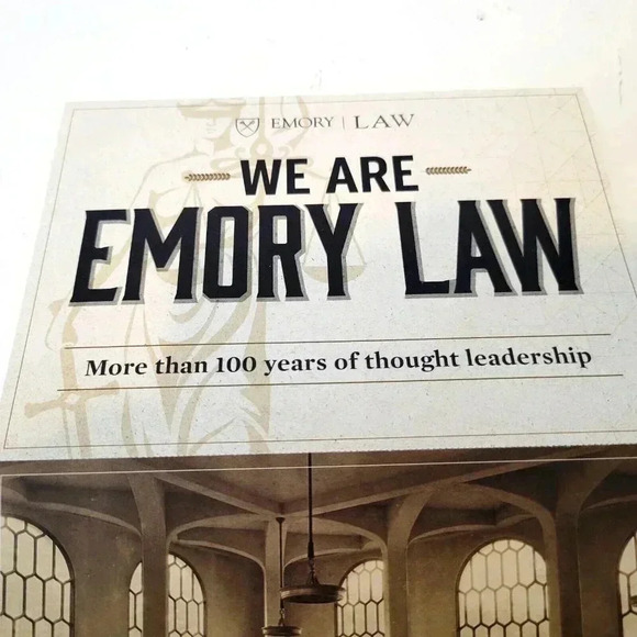 Emory Law School Postcard Set of 4 NEW Gambrell Hall Graduating Students 7" x 5" - Picture 2 of 7